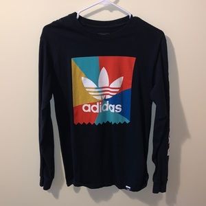 Adidas Retro Logo Long-Sleeve Top